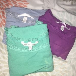 Muti colored undershirts